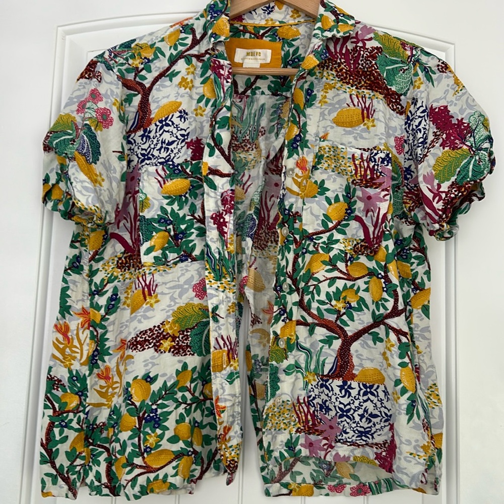 Mace short sleeve blouse